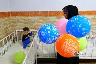 بازدید دانشجویان دانشگاه علامه طباطبایی از مرکز توانبخشی معلولین