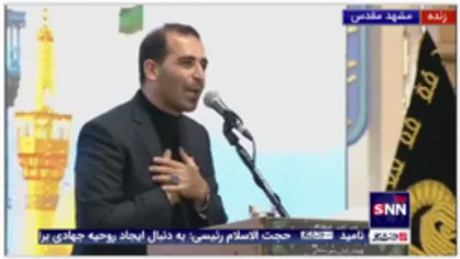 شعرخوانی زیبای حمیدرضا برقعی در حرم امام رضا علیه السلام