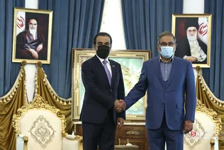 دیدار رئیس پارلمان عراق با علی شمخانی