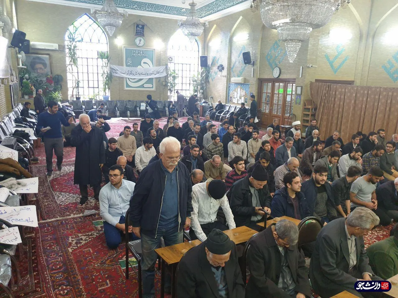 تجمع دانشجویان بسیجی دانشگاه‌های تبریز در اعتراض به وضعیت معیشتی مردم