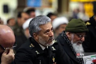 امیر سیاری در تشییع پیکر امیر سرتیپ دوم خلبان شهید محمدرضا رحمانی
