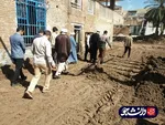 فعالیت جهادگران کردستانی در منطقه سیل زده پلدختر