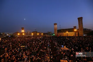 خیمه سوزان عصر عاشورا در میدان امام حسین