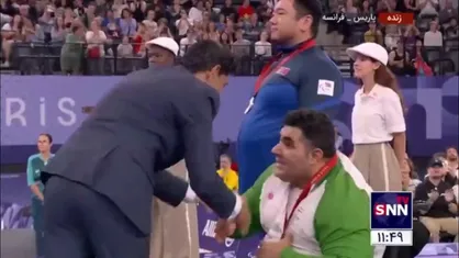 هفتمین مدال طلا کاروان ایران برگردن غریب شاهی