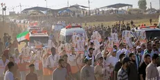 ۳۴ زخمی در راهپیمایی حق بازگشت نوار غزه