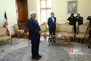 دیدار ظریف با معاون آسیای وزات خارجه ونزوئلا 