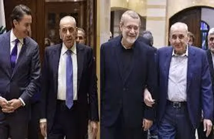 زبان بدن نبیه بری در مقابل نماینده آمریکا/ تفاوت معنادار دو دیدار رئیس مجلس لبنان+تصاویر