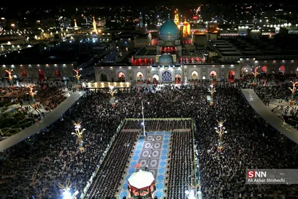خطبه خوانی شب عاشورا در حرم مطهر رضوی