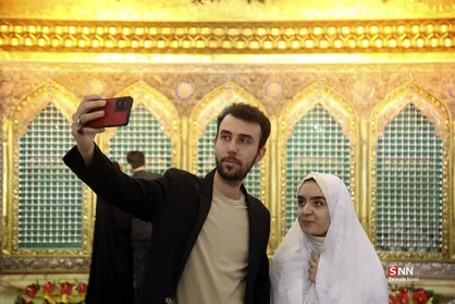جشن بزرگ ازدواج دانشجویی در حرم حضرت معصومه (س)