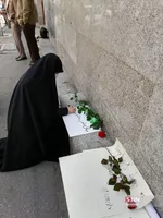 تجمع درمقابل سفارت پاکستان