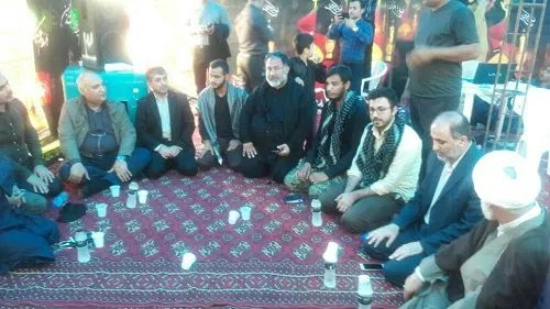 موکب شهدای دانشجو به همت جامعه دانشگاهی خوزستان در مرز چذابه برپا شد