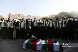 مراسم تشییع پیکر شهید حامد ضابط