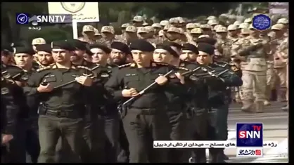 رژه غیورمردان نیروی انتظامی در اردبیل