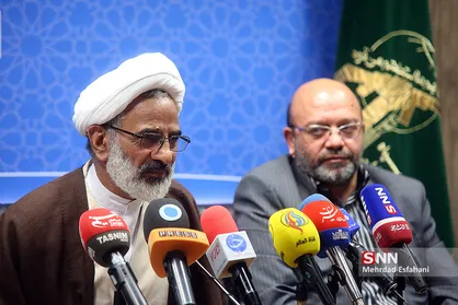 نشست خبری حجت الاسلام حاجى صادقى نماينده ولى فقيه در سپاه پاسداران