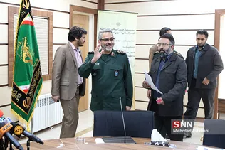 نشست خبری سردار غیب پرور به مناسبت هفته بسیج