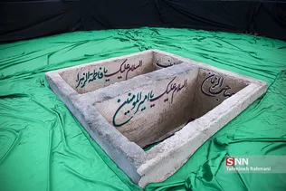 تشییع شهدای گمنام در محله حکیمیه تهران