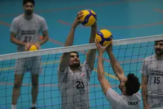 تمرینات مردان والیبال ایران در توسو برای حضور در بازی‌های آسیایی ناگویا