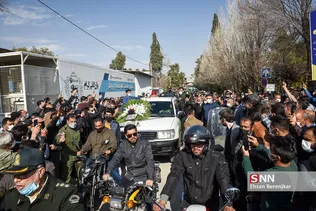 تشییع پیکر شهید مدافع امنیت شهید «علی‌اکبر رنجبر» در شیراز