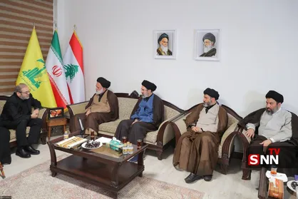 حضور فرزندان رهبر انقلاب در دفتر حزب&zwnj;الله + عکس