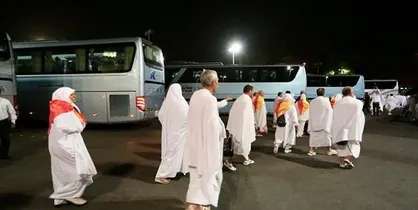 ۴۸۸۷ حاجی اصفهانی با اتوبوس به اصفهان بازگشتند.