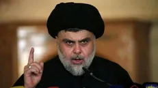 مقتدی صدر سخنرانی در مراسم شهادت پدرش را نیمه تمام رها کرد