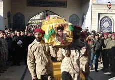 بدرقه باشکوه شهید حزب‌الله+عکس و فیلم