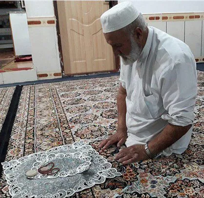 آرزوی حاج کاکو برای رفتن به کربلا محقق شد/ روایتی از دیدار بسیج دانشجویی دانشگاه لرستان با جانباز دفاع مقدس
