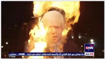 درگیری شبانه نقاب داران لندن با نیروهای پلیس/صدها نفر از مخالفان حاکمیت در مرکز لندن با پلیس درگیر شدند