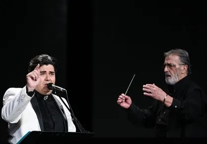 همنوایی ارکستر ملی ایران با سالار عقیلی در جشنواره موسیقی فجر