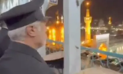 نقاره نوازی به مناسبت فرارسیدن عید سعید فطر در حرم مطهر رضوی