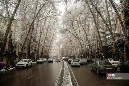 بارش برف و باران در مناطقی از غرب و شمال کشور