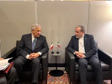 دیدار عراقچی و وزیر خارجه ایتالیا در حاشیه مجمع عمومی سازمان ملل + فیلم