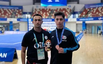کسب اولین مدال کاروان ایران / بنی طالبی نشان برنز تالو را کسب کرد