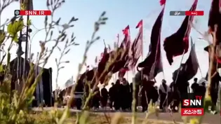 تصاویری از پیاده روی زائران اربعین در مسیر کربلا