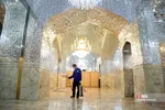  ضد عفونی کردن حرم حضرت فاطمه معصومه(س)