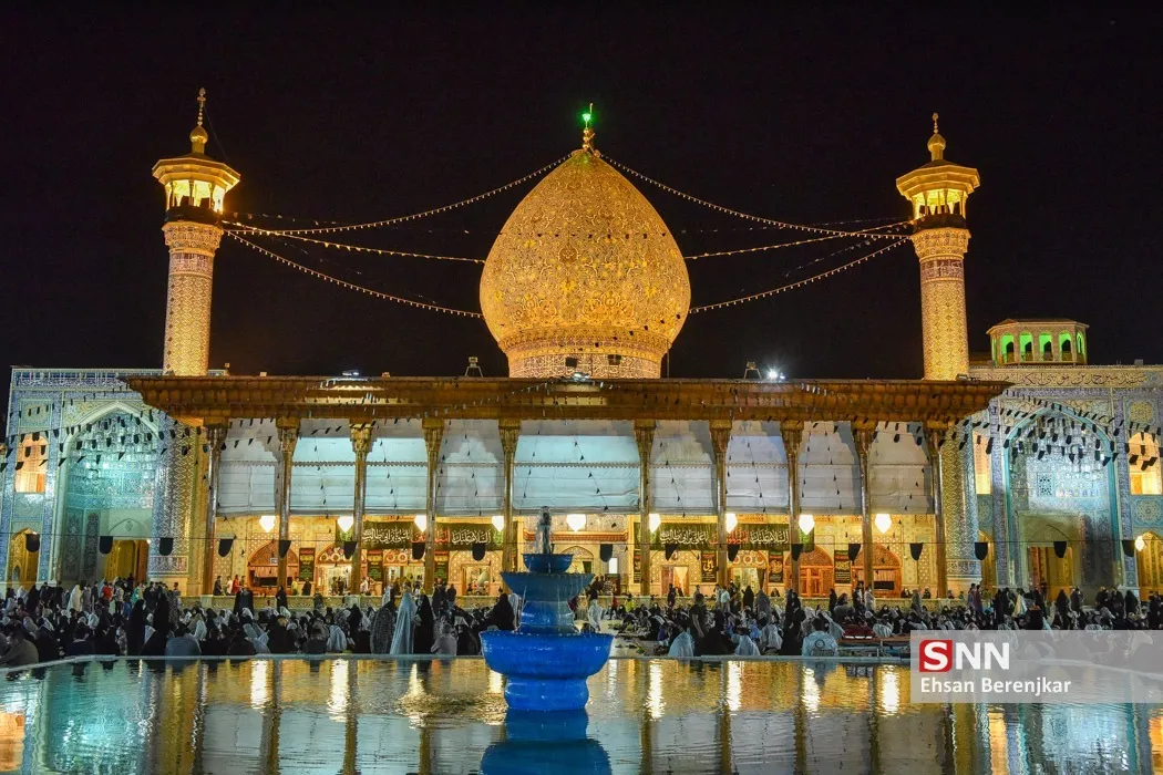 مراسم احیای شب نوزدهم ماه مبارک رمضان در حرم مطهر شاهچراغ(ع) شیراز‎‎