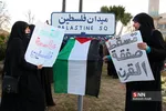 تجمع دانشجویان دانشگاه‌ تهران در اعتراض به معامله قرن