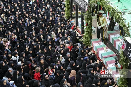 استقبال از ۱۰ شهید گمنام در بجنورد