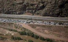 ترافیک نیمه سنگین در محور هراز