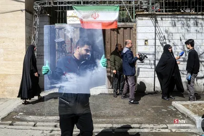 بازدید از روند بازسازی نقاط آسیب دیده توسط شهرداری تهران