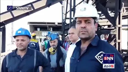 اعزام هفتمین گروه امداد ونجات به داخل تونل معدن زغال سنگ معدنجو طبس