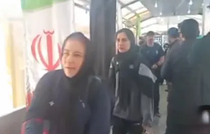 کاروان تیم ملی فوتبال بانوان ایران به کشور وارد شد