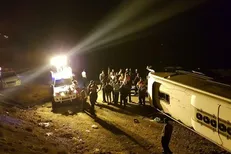 واژگونی مرگبار اتوبوس مسافربری در اتوبان زنجان_تبریز