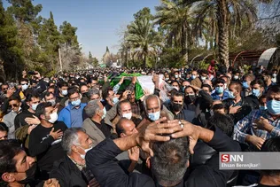 تشییع پیکر شهید مدافع امنیت شهید «علی‌اکبر رنجبر» در شیراز