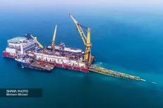 انتقال یک میلیارد فوت‌مکعب گاز از خط لوله جدید دریایی فاز ۱۶ پارس جنوبی