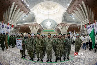 تجدید میثاق بسیجیان با آرمان های امام خمینی (ره)