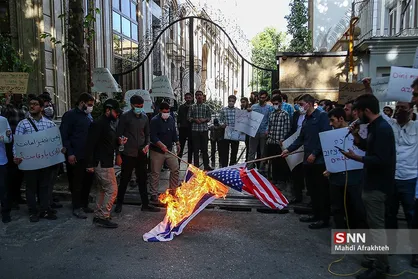 تجمع دانشجویی در اعتراض به سیاست&zwnj;های ضد اسلام دولت جمهوری اذربایجان