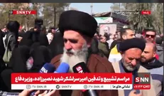 حجت‌الاسلام آقاجانپور: امام شهید در آخرین دیدار و پس از ارائه گزارش توسط شهید نصیرزاده، چنان خوشحال شدند که فرمودند گزارش بسیار خوبی دادید و برای ایشان دعا کردند