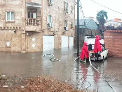 بارش ۱۳۰ میلی&zwnj;متر باران در رشت/ آبگرفتگی ۱۰۰ خانه در پیربازار، سیاه اسطلخ و دیانتی شهر