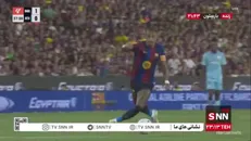 گل اول بارسلونا به اتلتیک بیلبائو توسط رافیینیا / بارسلونا 1 - 0 اتلتیک بیلبائو